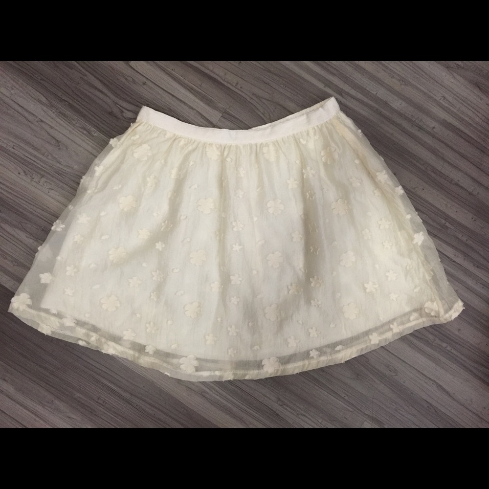 Lush Cream Skirt